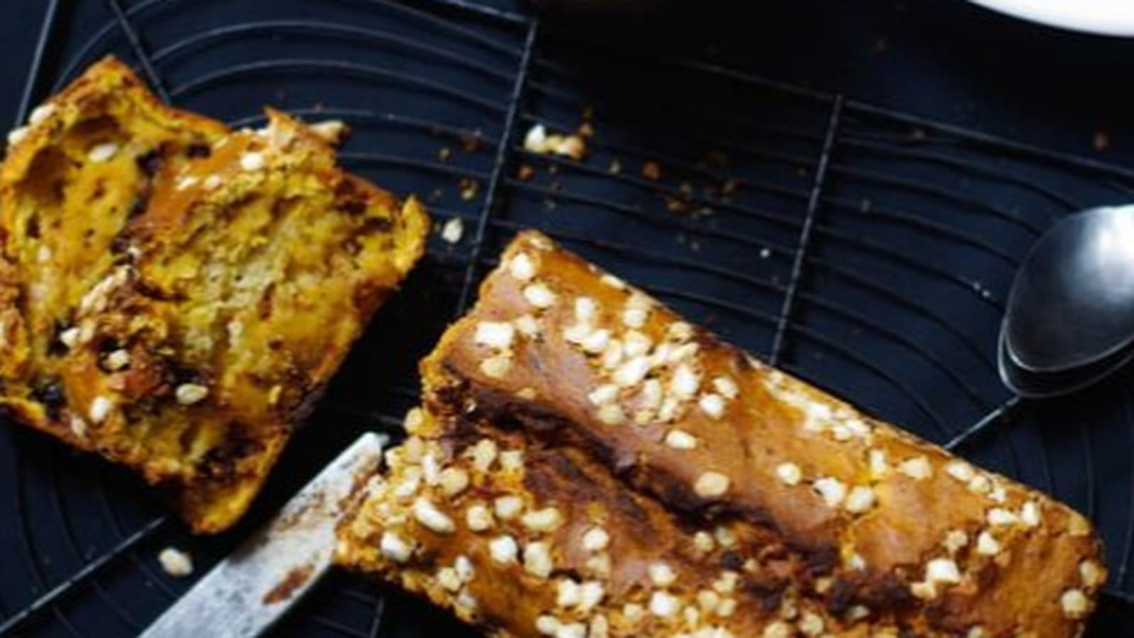 Cake potiron et pépites de chocolat