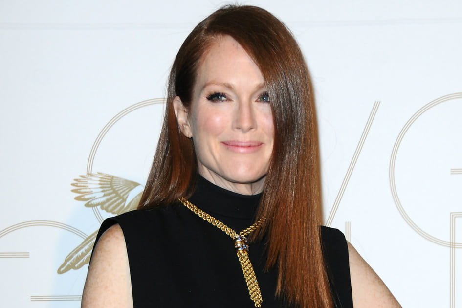 Les cheveux sleek de Julianne Moore