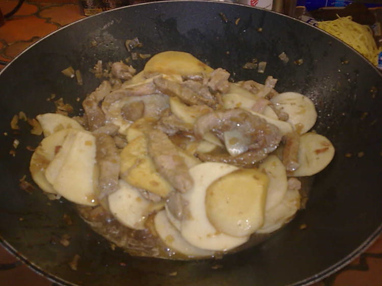 Recette Emincé de veau aux navets