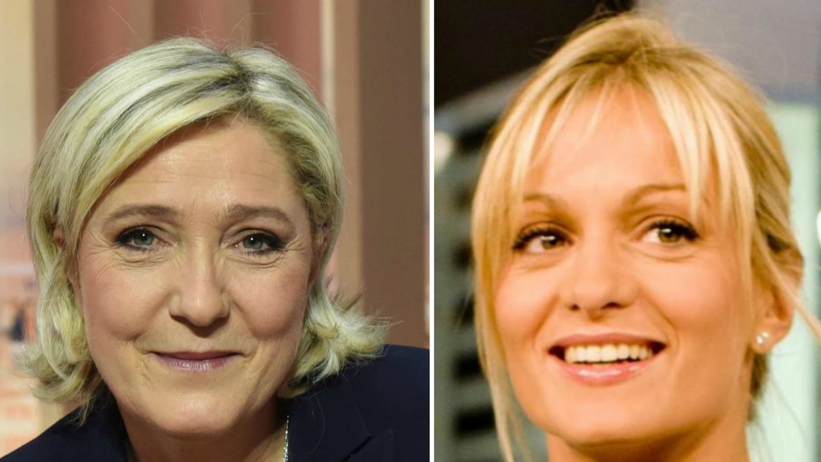 Marine Le Pen et Audrey Crespo-Mara