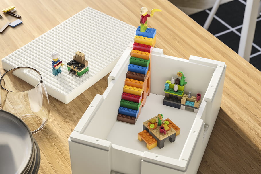 IKEA X LEGO : découvrez Bygglek, leur solution de rangement ludique