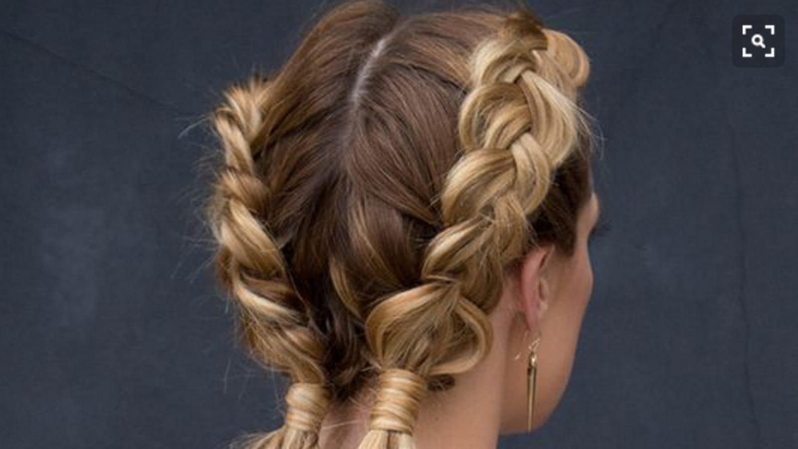 Double tresses sophistiquées