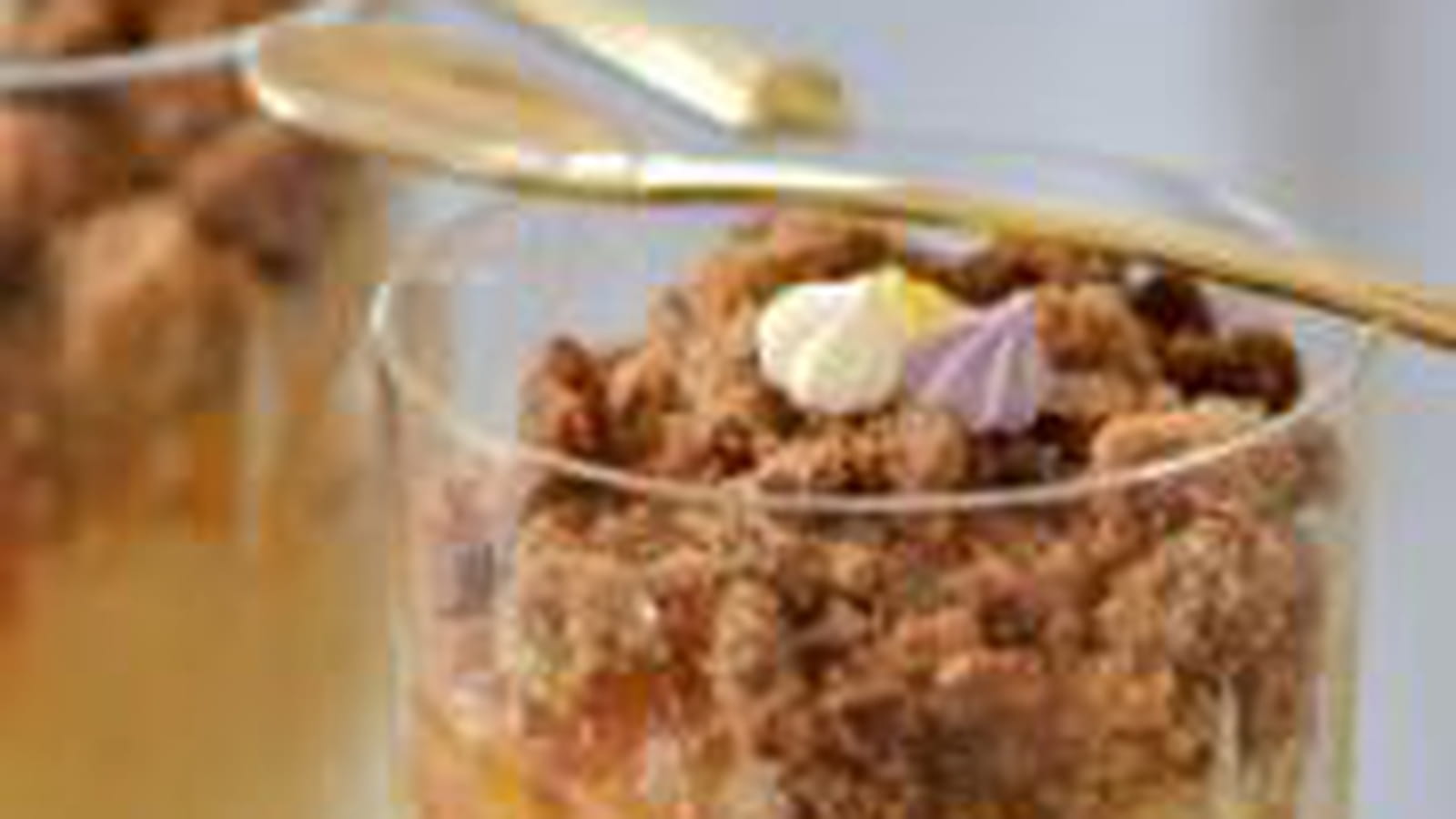 Crumble pommes-cannelle