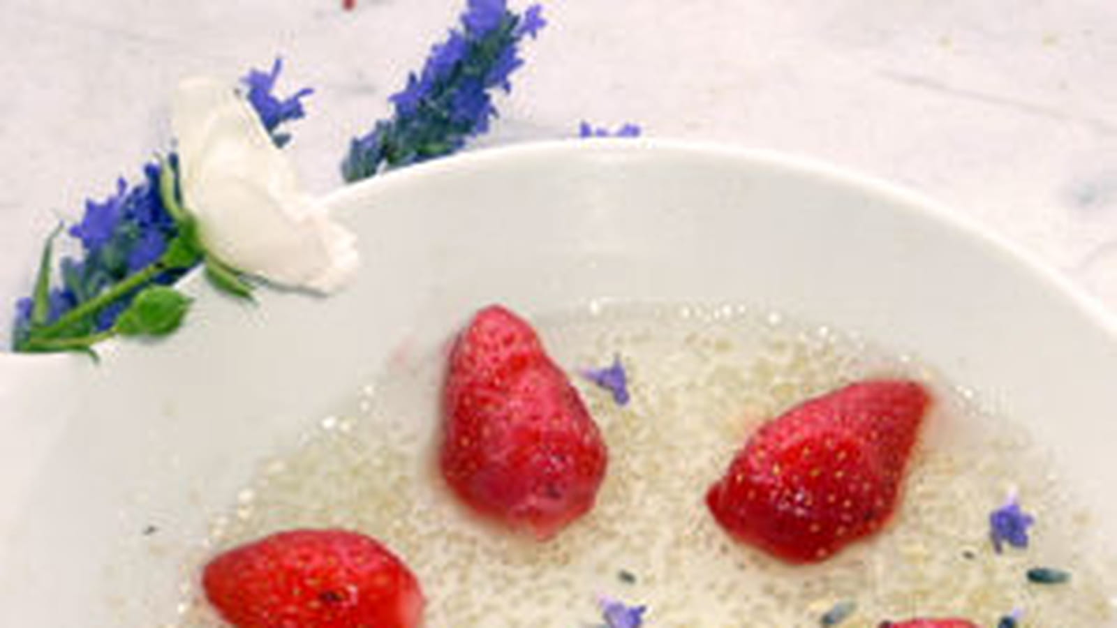 Fraises en gelée