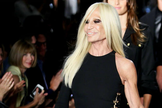 Donatella Versace là où on ne l'attendait pas