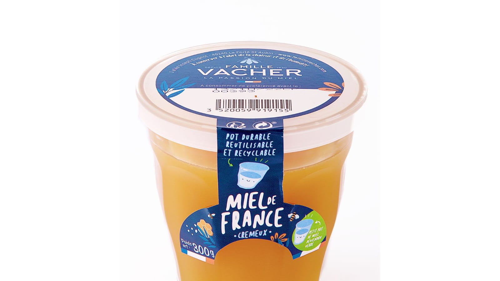 Le miel de France de Famille Vacher x Duralex