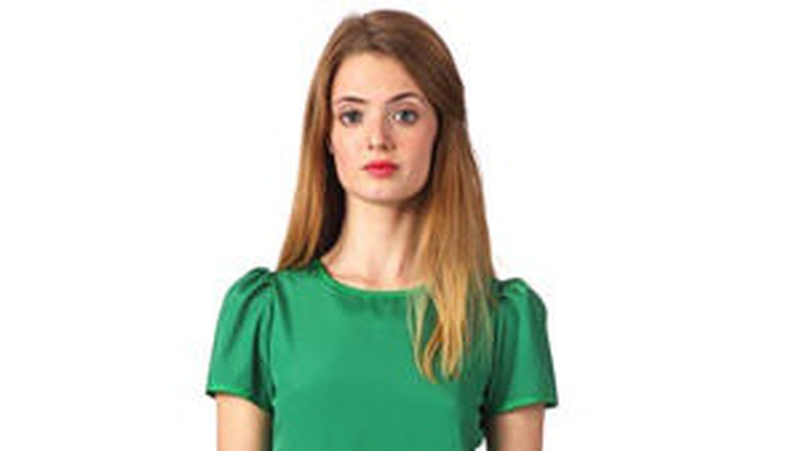 Robe verte de By Monshowroom