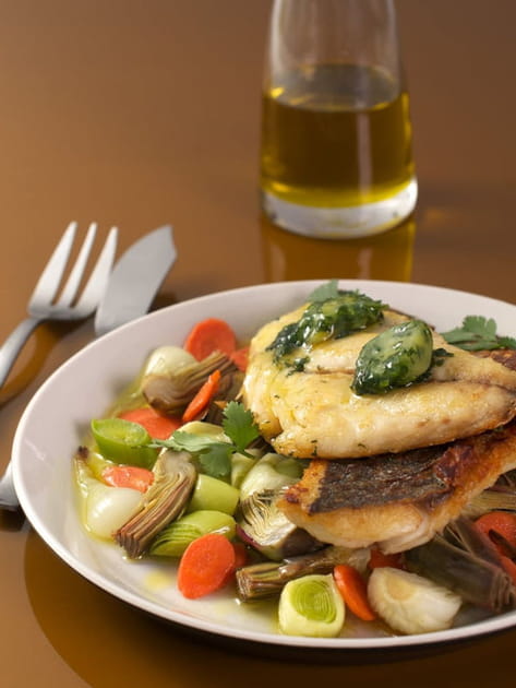Filet de daurade royale aux petits lgumes