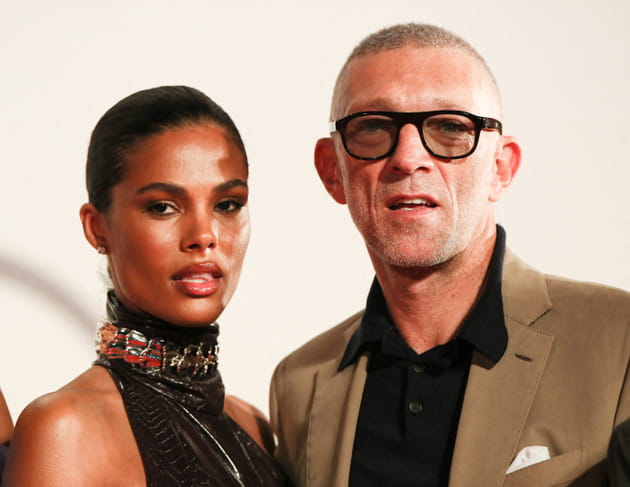 Vincent Cassel et Tina Kunakey, couple glamour au 79e Festival de Venise, septembre 2022