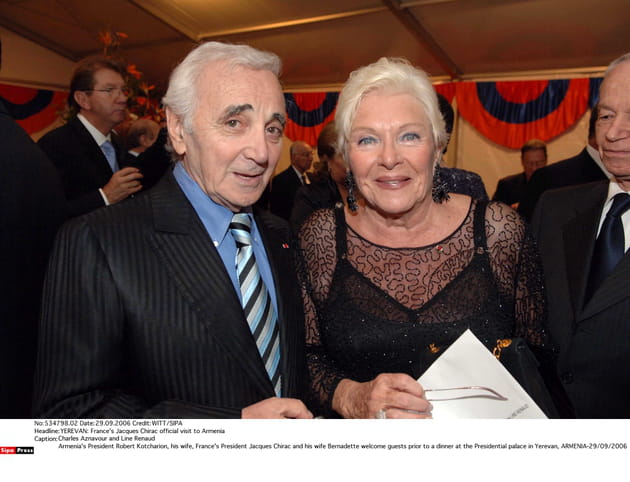 Avec Line Renaud, en 2006