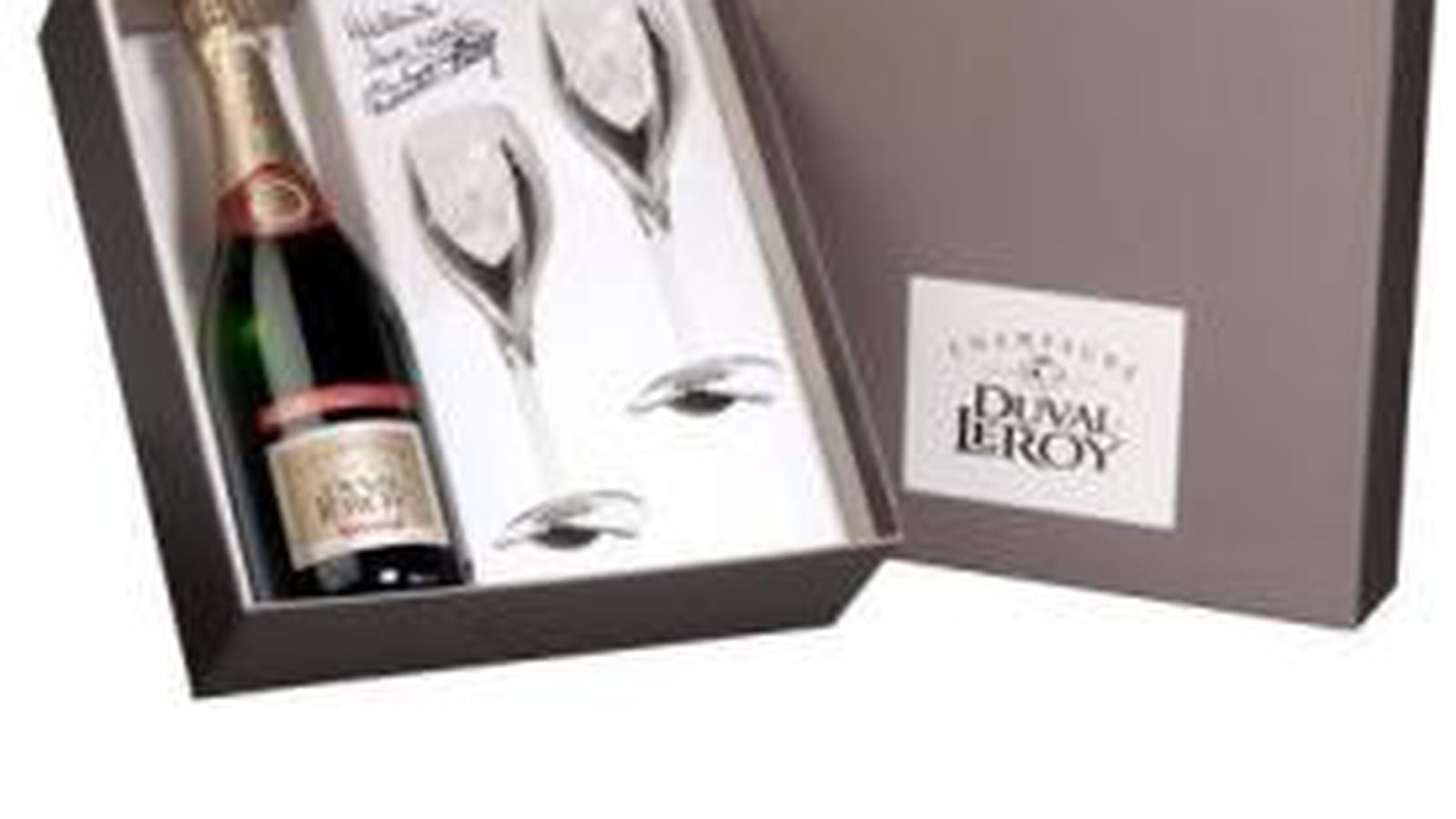 Coffret champagne et flûtes Duval-Leroy