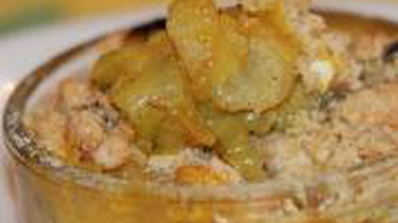 Crumble d'endives, pommes et chèvre au curry