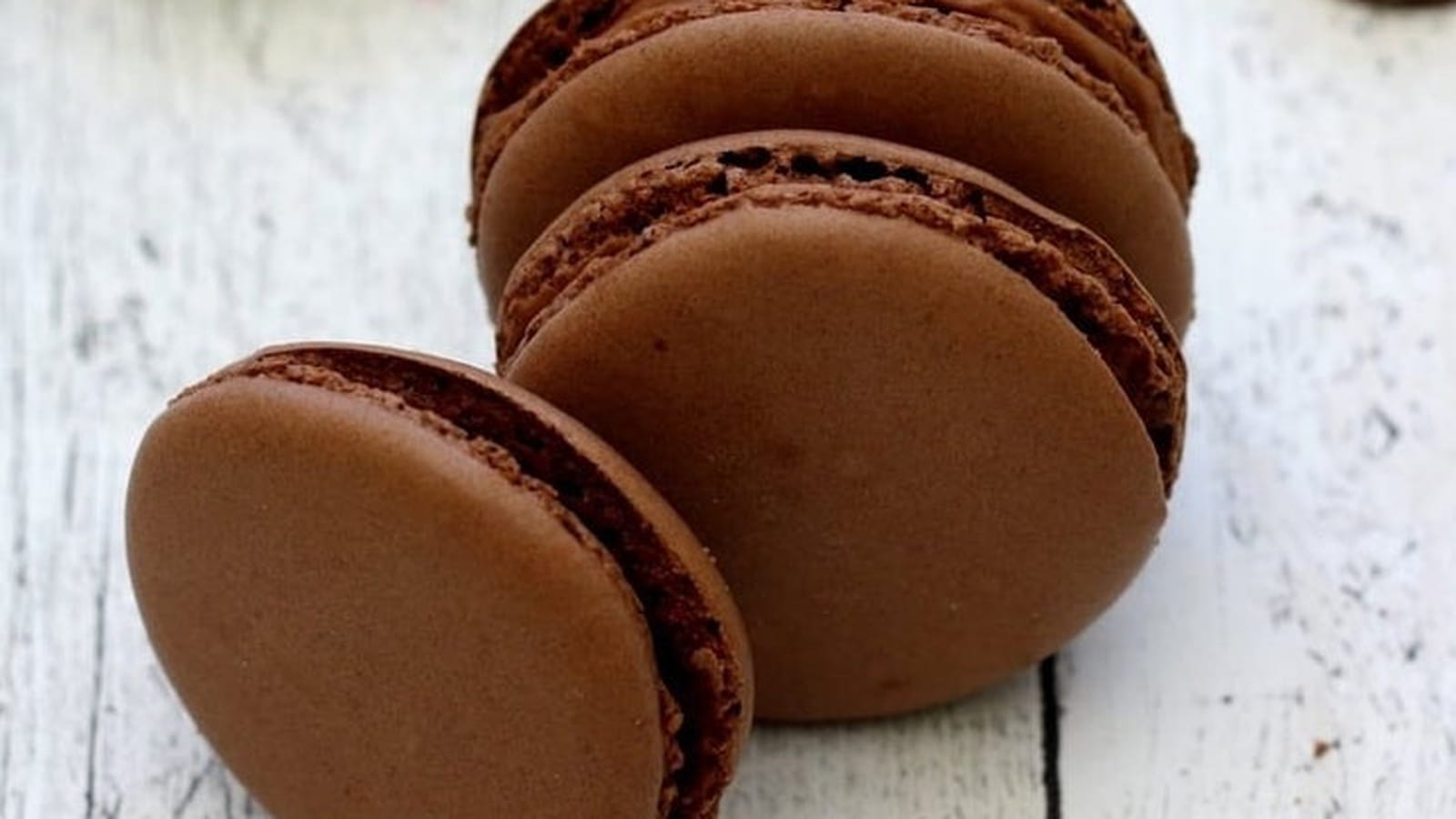 Macarons au chocolat au lait