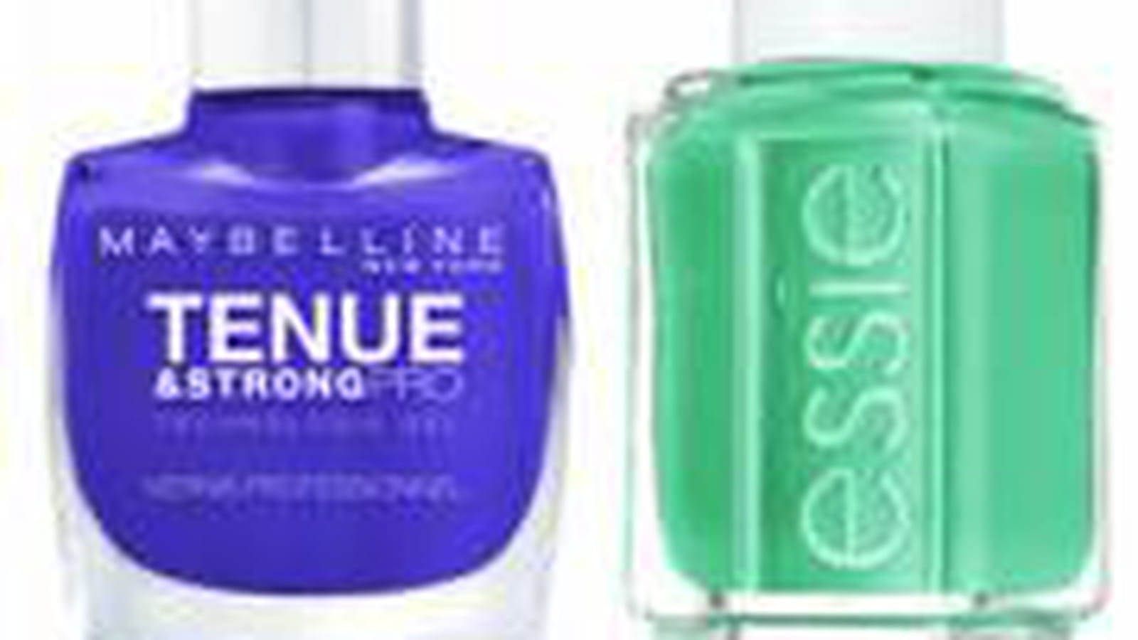 Vernis violet et vert menthe