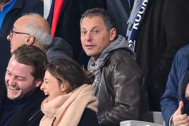 Match France-Afrique du Sud&nbsp;: Marc-Olivier Fogiel, dans les gradins