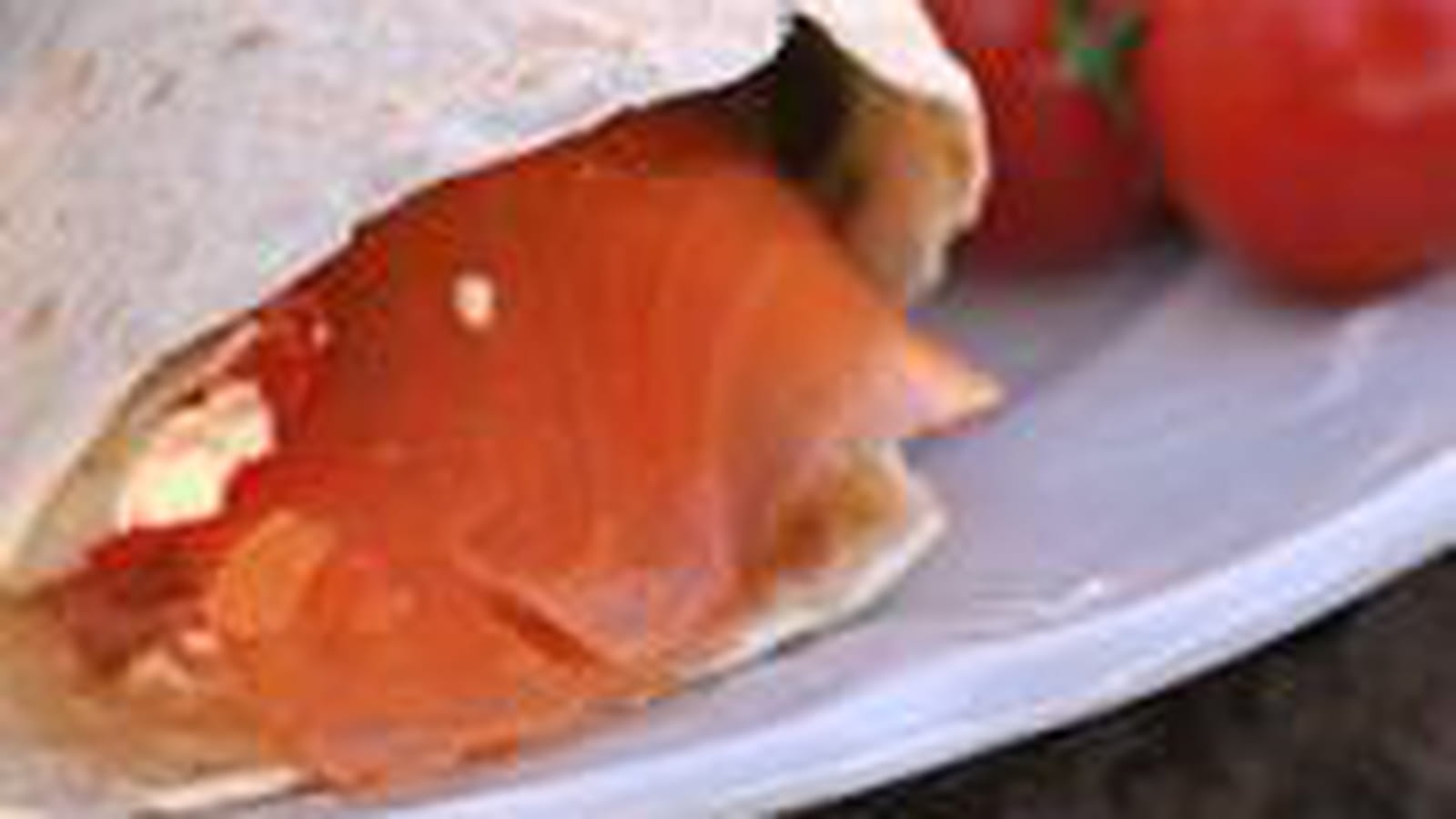 Wrap de saumon fumé