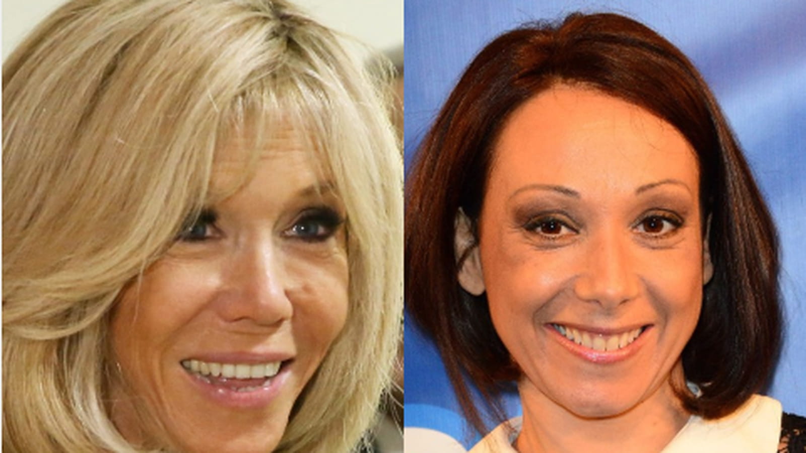 Brigitte Macron et Sarah Abitbol