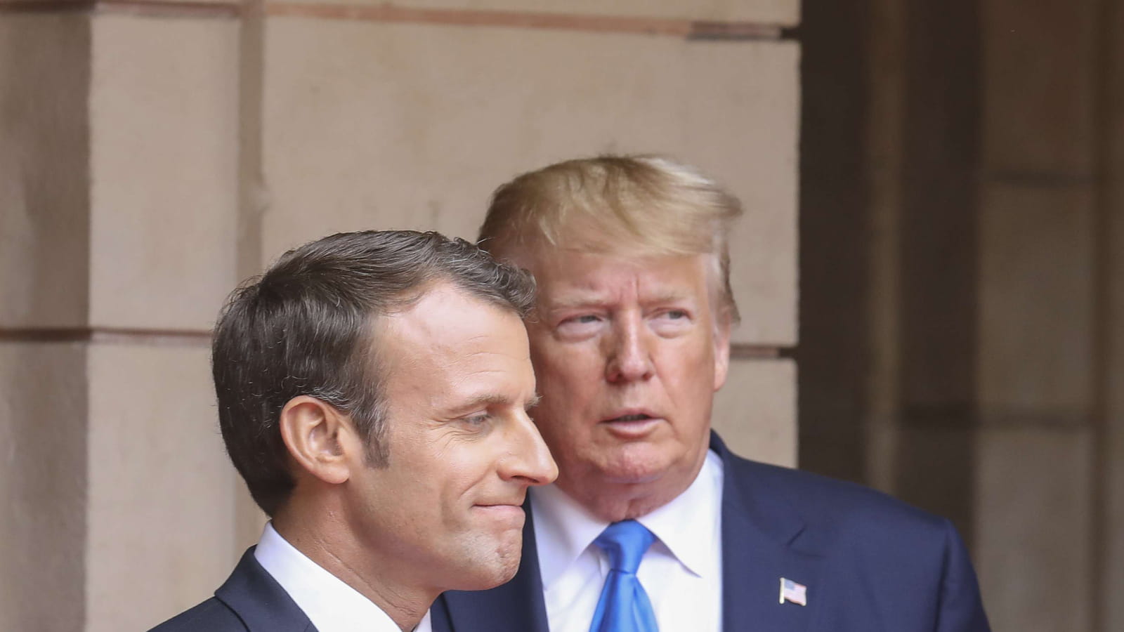 Emmanuel Macron et Donald Trump