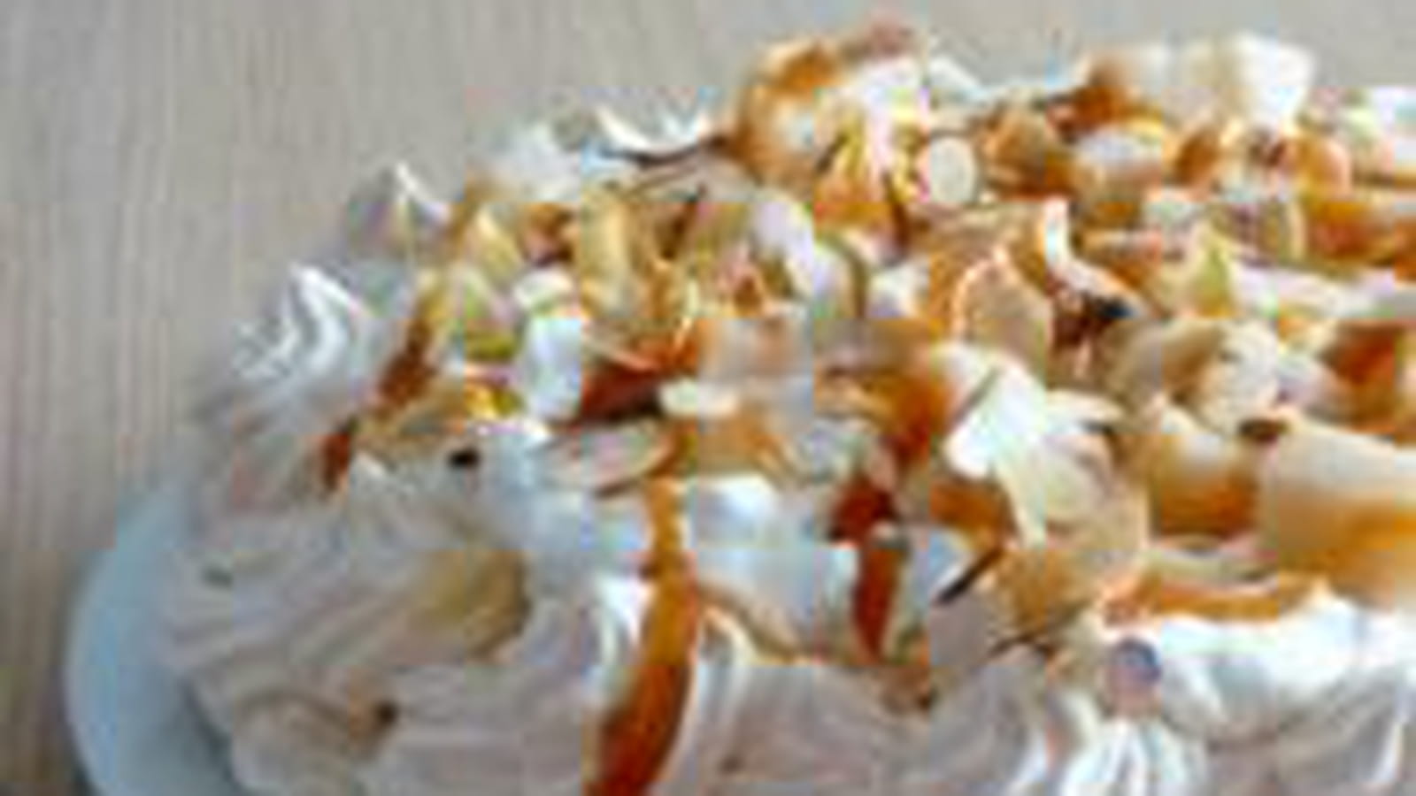 Pavlova aux poires