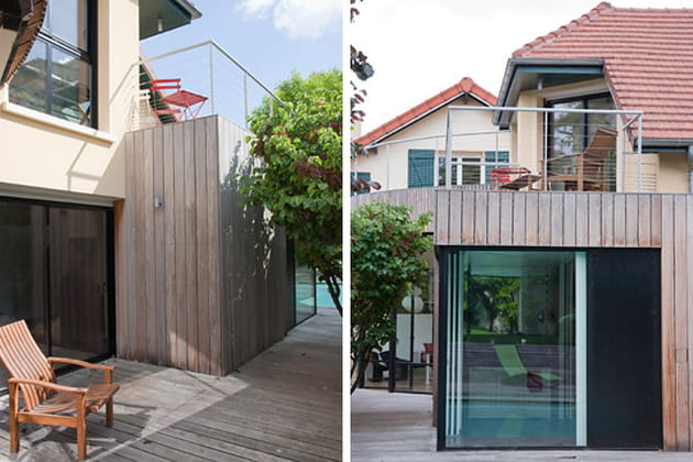 Une extension qui se fond dans le paysage