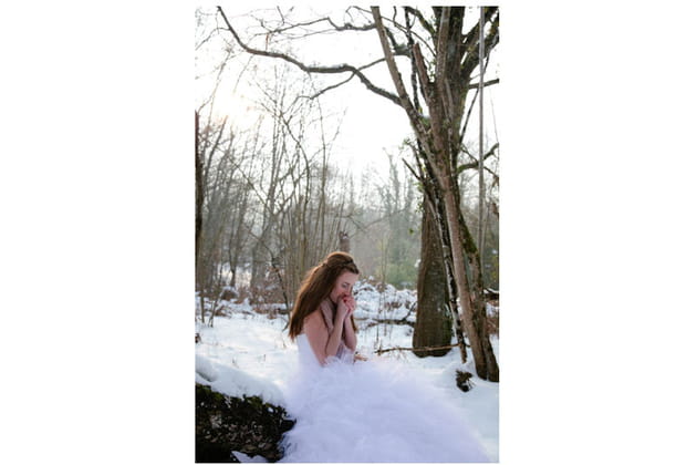 Mariage dans la neige : on se réchauffe !