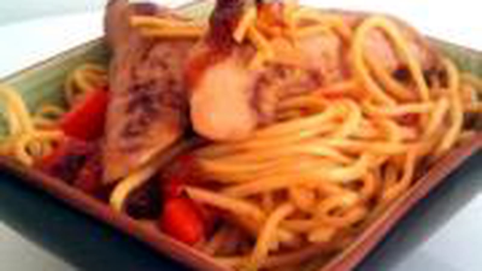 Nouilles et poulet-citron