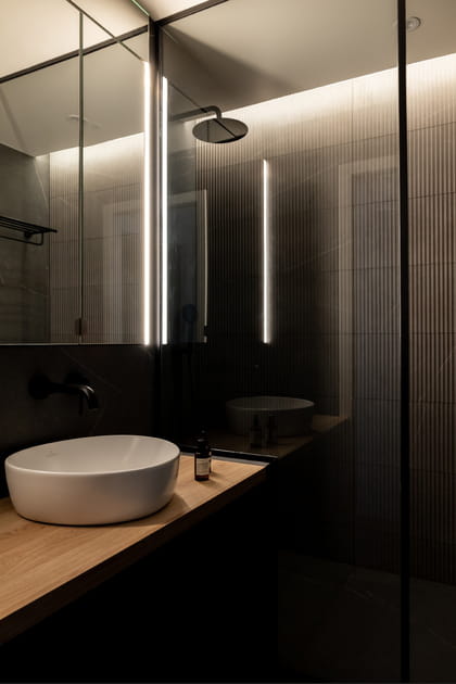 Apr&egrave;s&nbsp;: une salle de bains chic et sobre