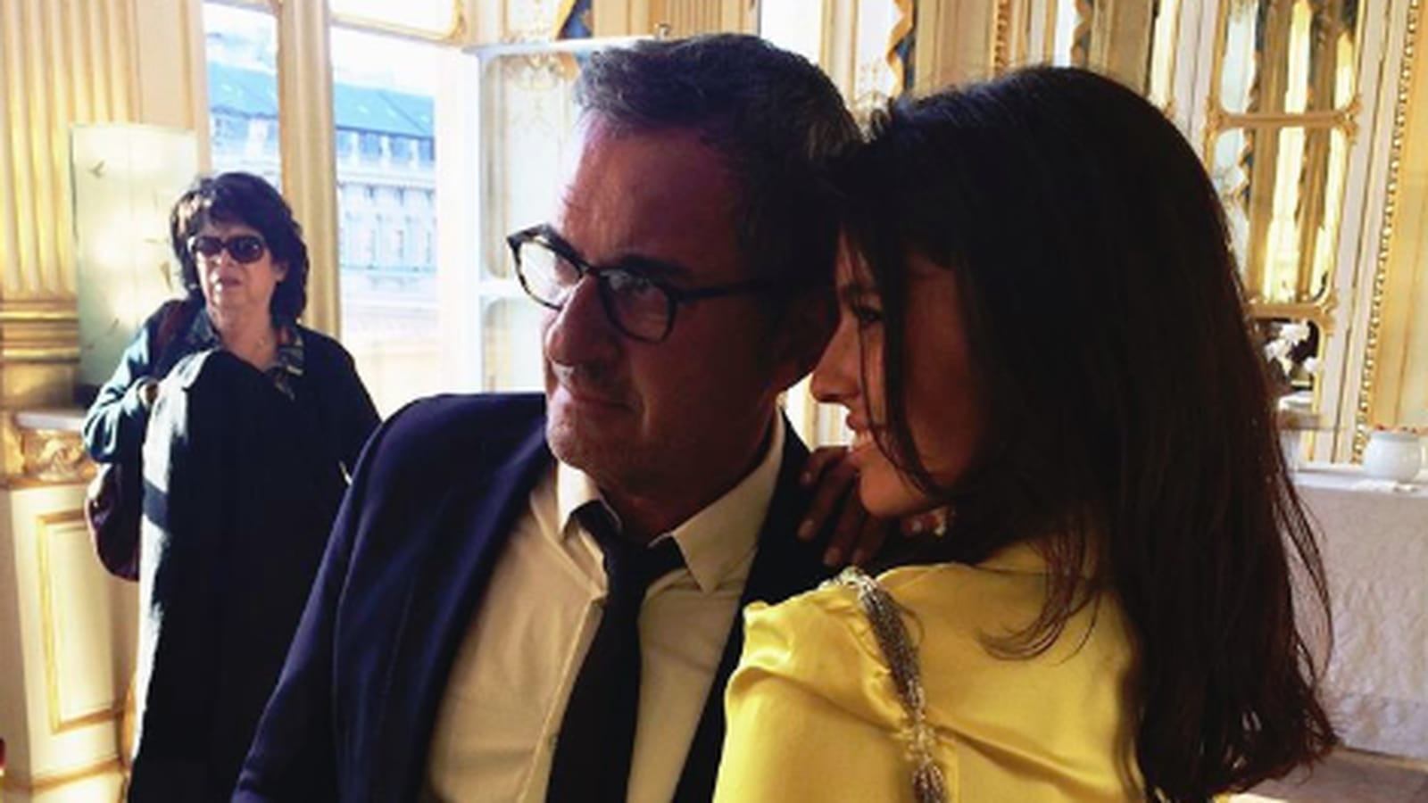 Christophe Dechavanne et sa fille Ninon