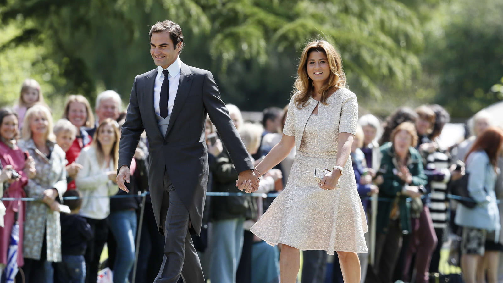 Roger Federer et sa femme 