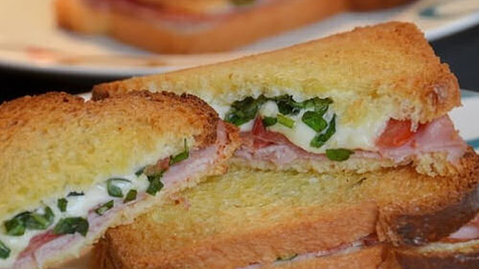 Croque-monsieur mozzarella et jambon cru