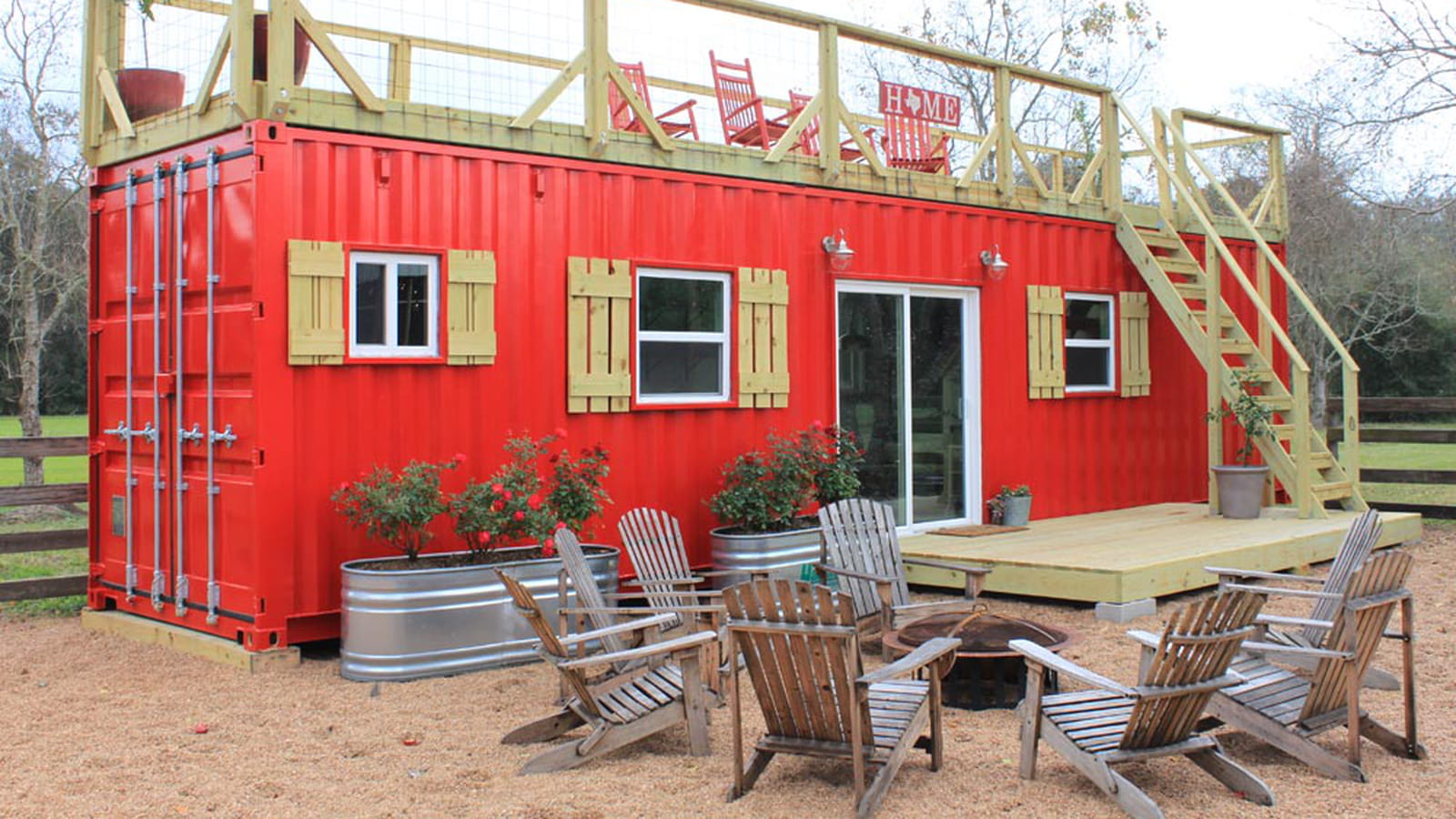 Tiny House colorée 