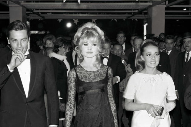 Avec Alain Delon et Brigitte Bardot à Mexico