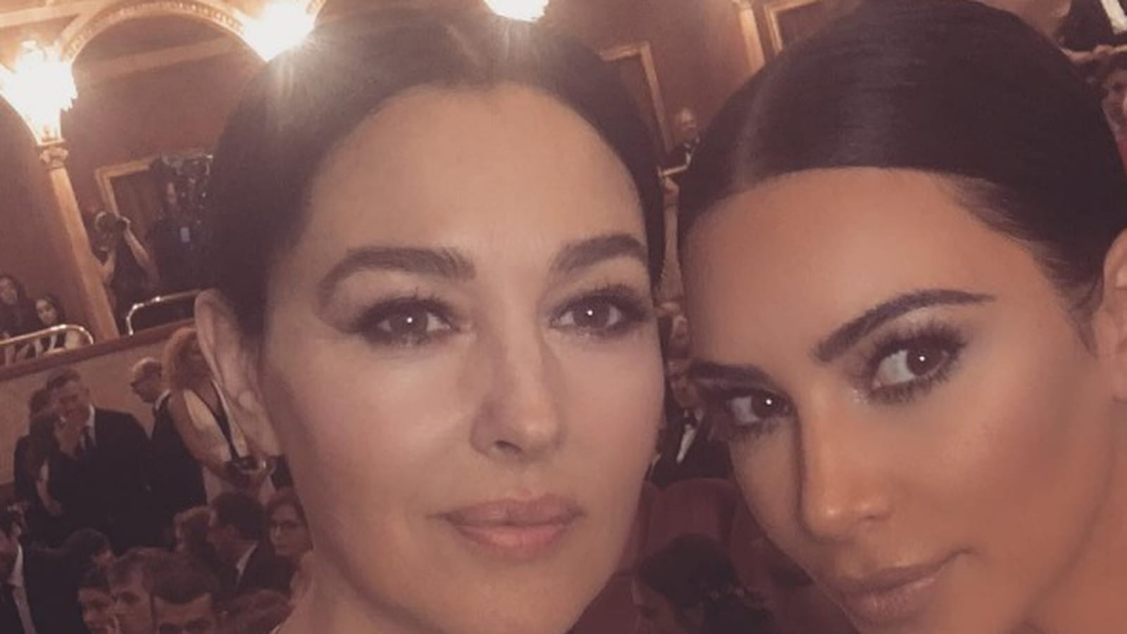 Monica Bellucci et Kim Kardashian