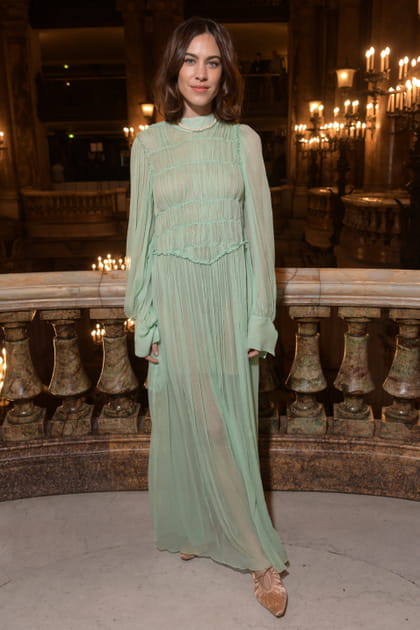 Alexa Chung au d&eacute;fil&eacute; Stella McCartney