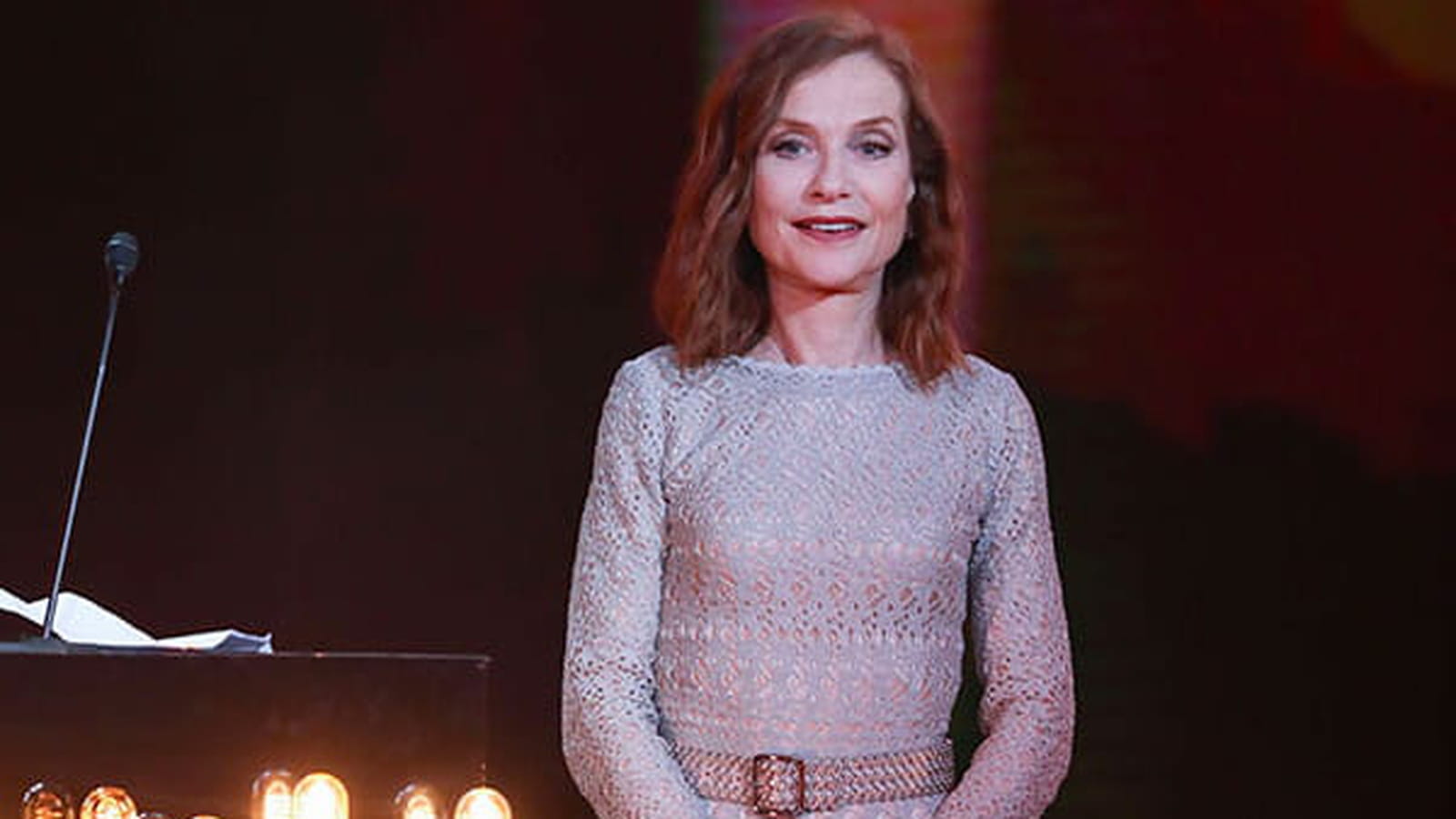 Isabelle Huppert le 30 mai 2017