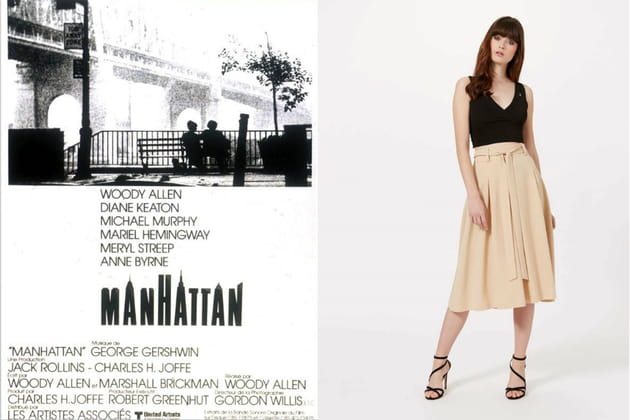Une jupe midi fa&ccedil;on Jill dans "Manhattan"