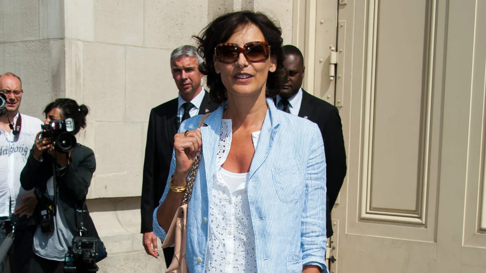 Inès de la Fressange le 2 juillet 2013
