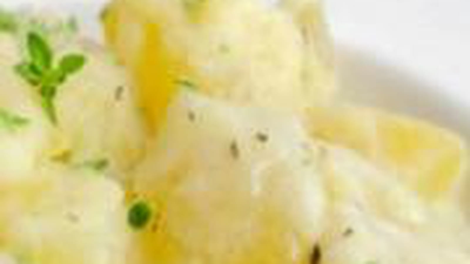 Pommes de terre à la crème fraîche et aux herbes