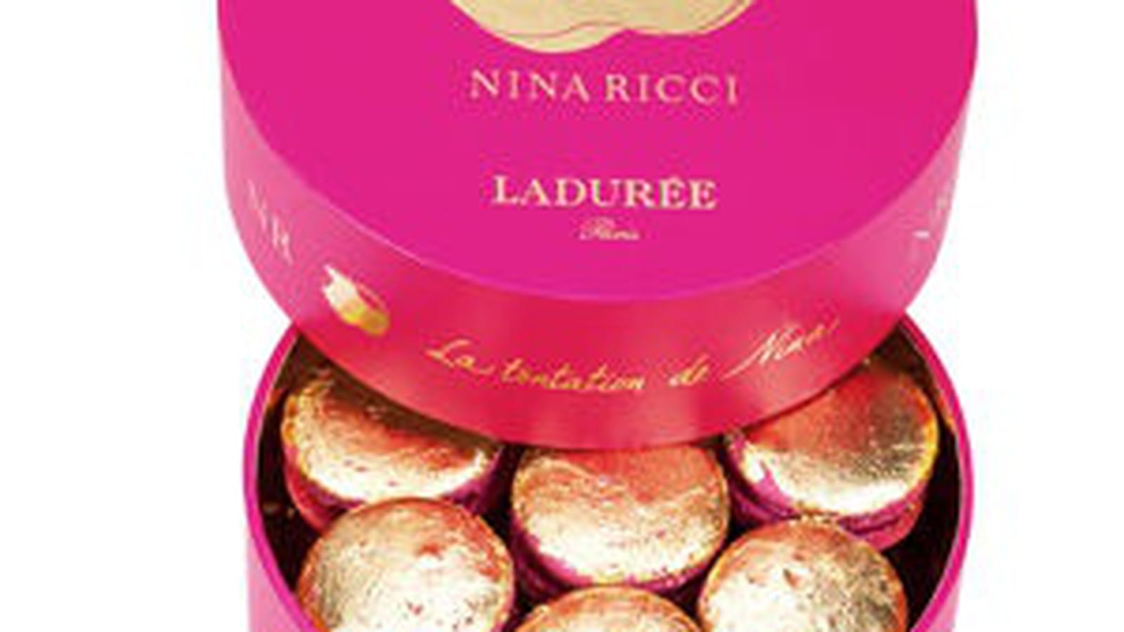 Boîte de 14 macarons "La tentation de Nina" de Ladurée