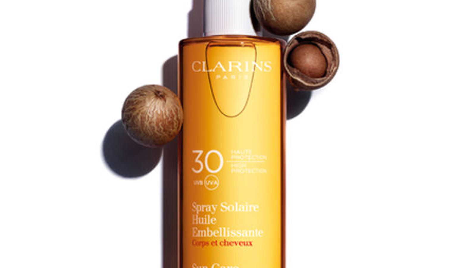 Spray Solaire Huile Embellissante de Clarins 