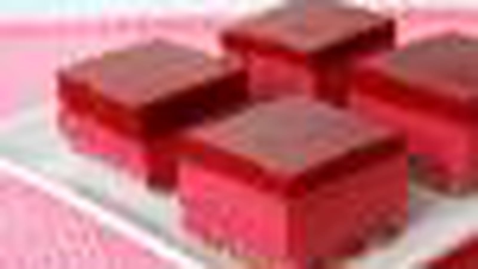 Carrés aux framboises
