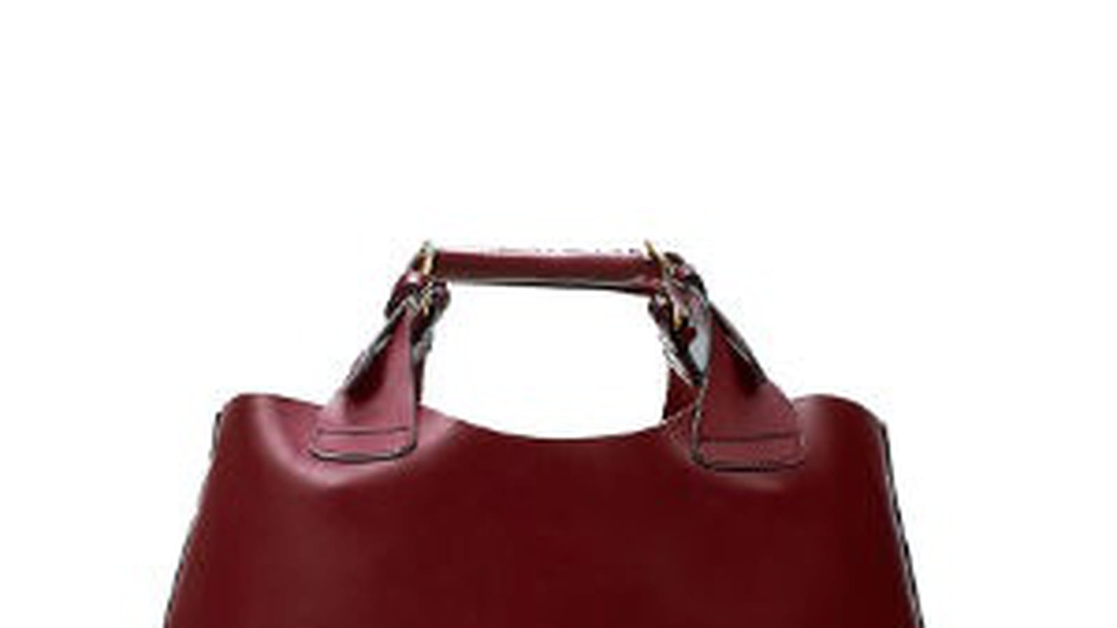 Sac shopper bordeaux de Zara