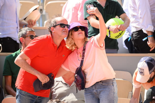 Lionel Abelanski et Alysson Paradis&nbsp;: selfie &agrave; Roland-Garros&nbsp;!