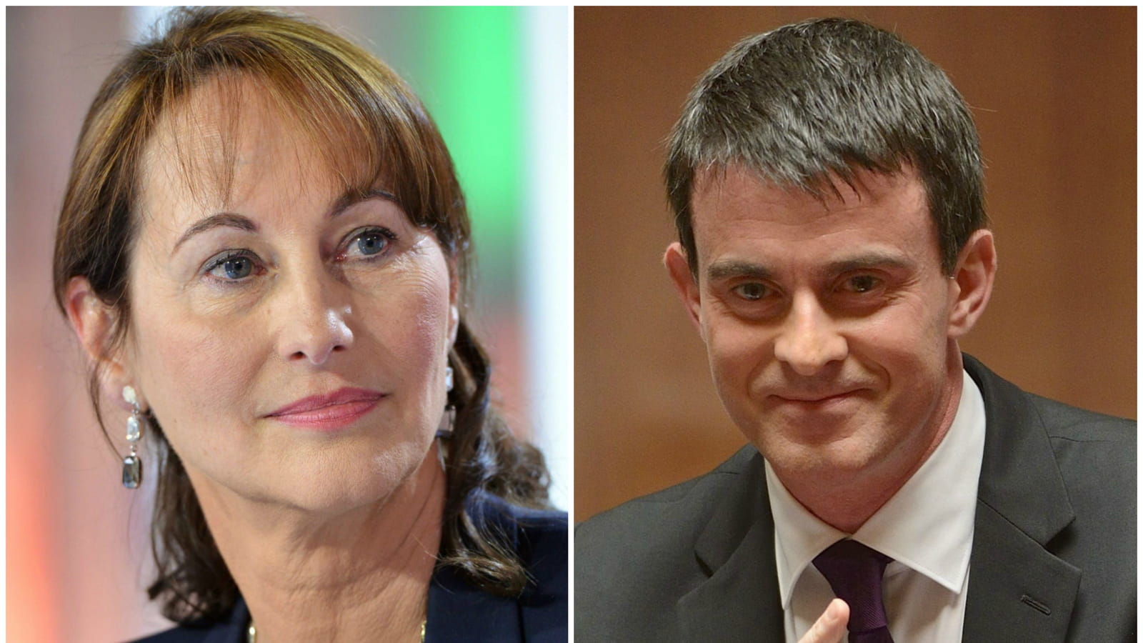 Ségolène Royal et Manuel Valls