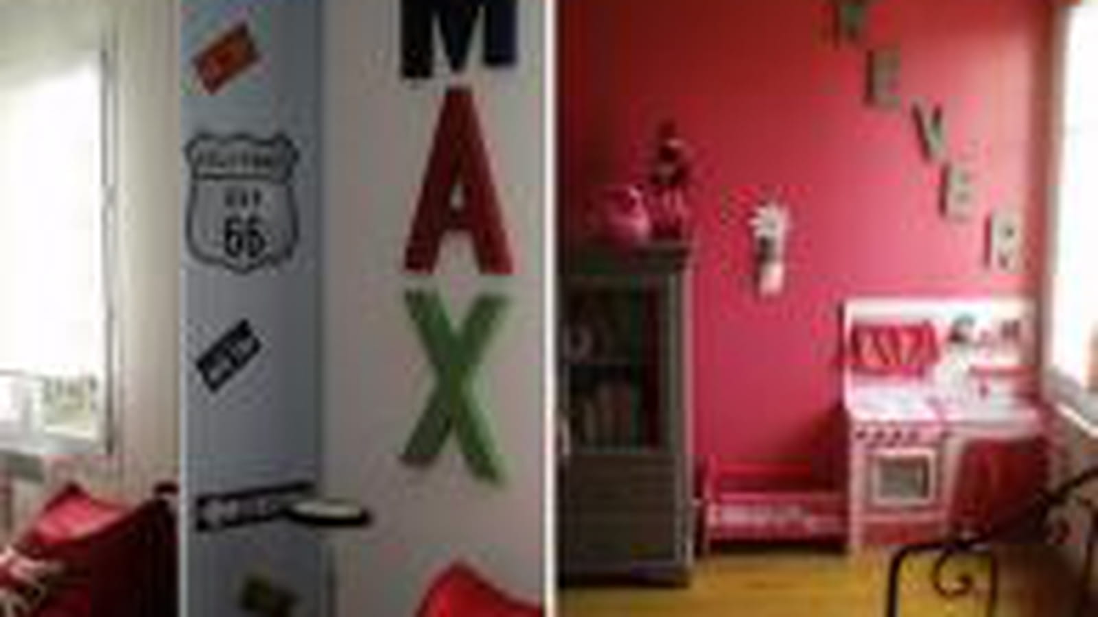 Les chambres des enfants