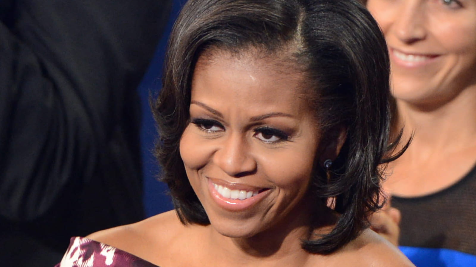Michelle Obama avec du maquillage
