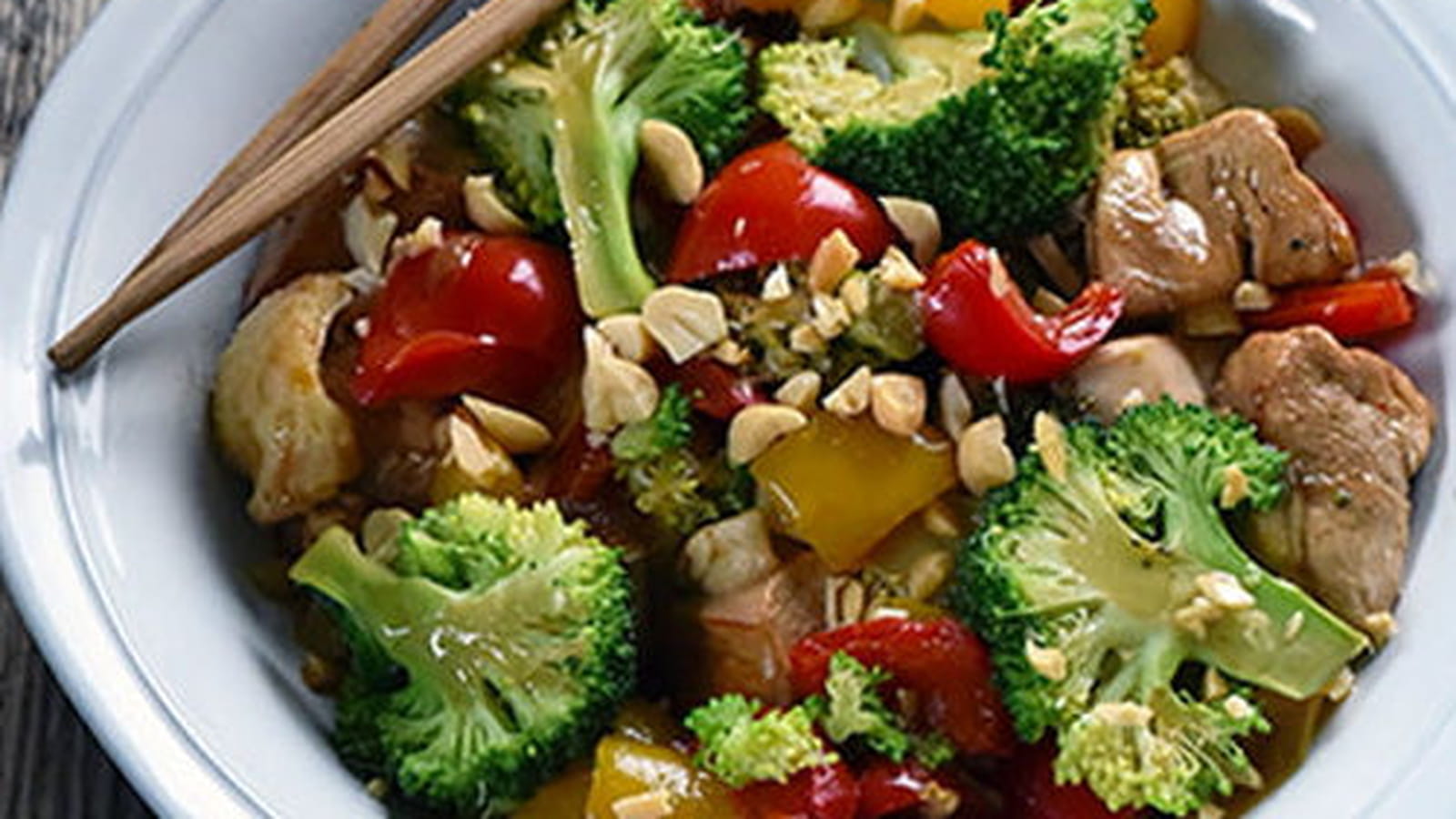 Poulet aux légumes et au gingembre confit