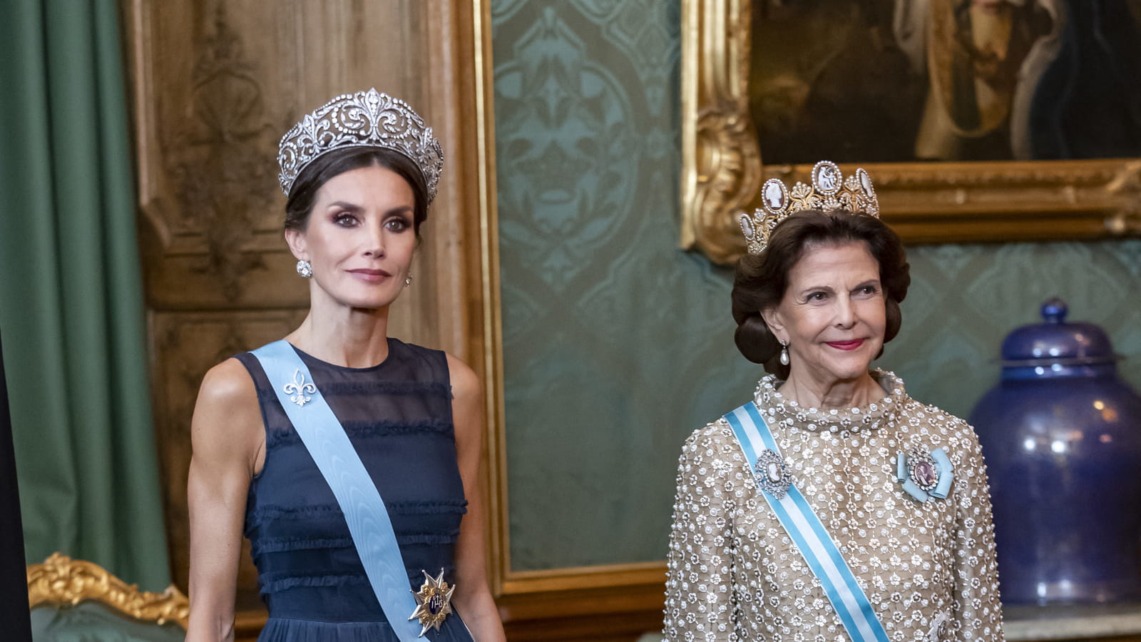 Letizia et Silvia d'Espagne