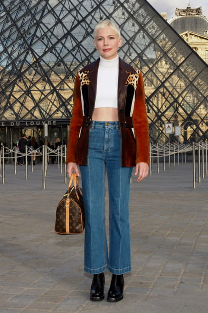 Michelle Williams, jean taille haute