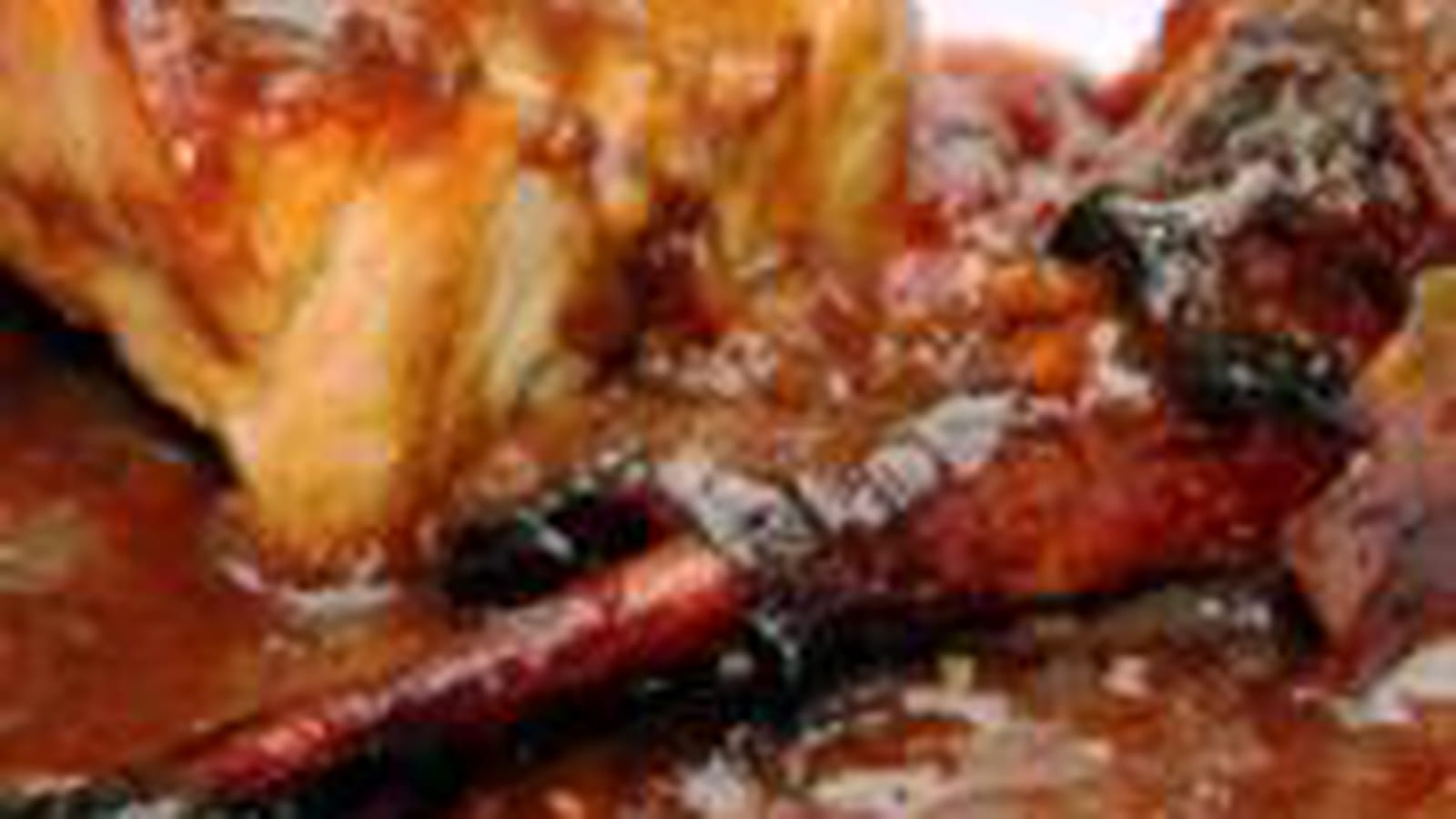 Lapin rôti mariné au teriyaki